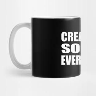 Creativity solves everything Mug